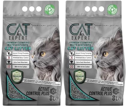 Active Control Plus Activated Carbon Clumping Odor Trapping 2x8  16 Lt Cat Litter