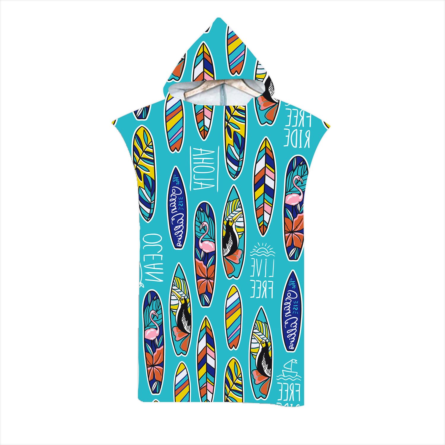 LOMTRATS Quick-drying Surf Poncho, Changing Towel, Bathrobe