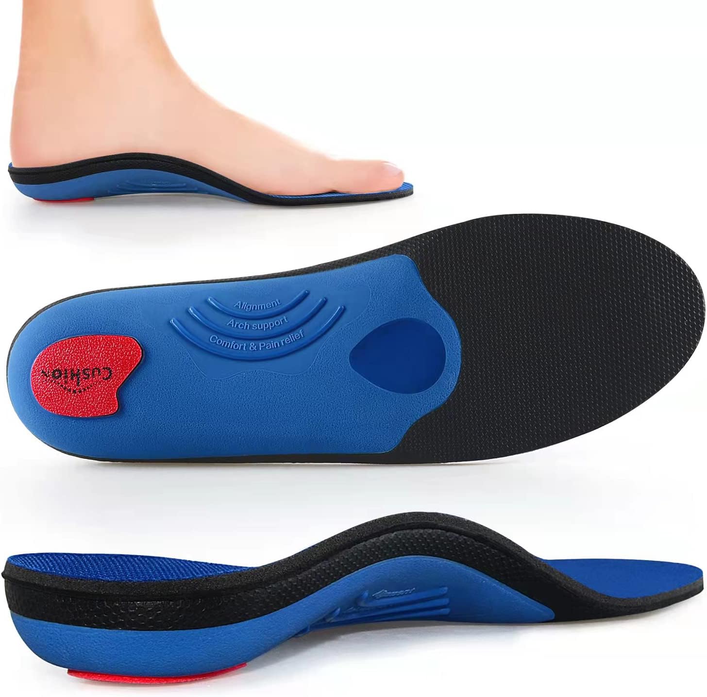 high arch work boot insoles