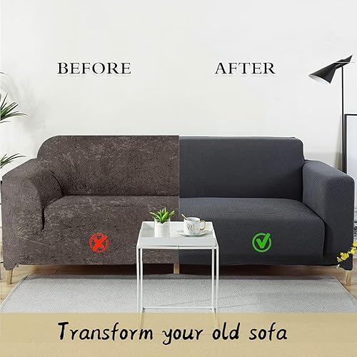 Miniatura 4 de Stretch Sofa Covers Slipcovers, Terylene Anti-Slip Soft Couch Sofa Cover,Soft Elastic Furniture ProtectorsSuitable for Children, Dogs, Jacquard