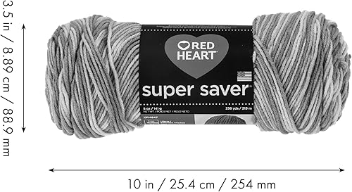 Miniatura 10 de Red Heart Hilo Super Saver, paquete de 3, tonos verdes, 3 unidades