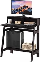 Vista 8 de Furinno Moretti Lifestyle - Escritorio de estudio, 35 pulgadas, roble francés gris gris roble francés