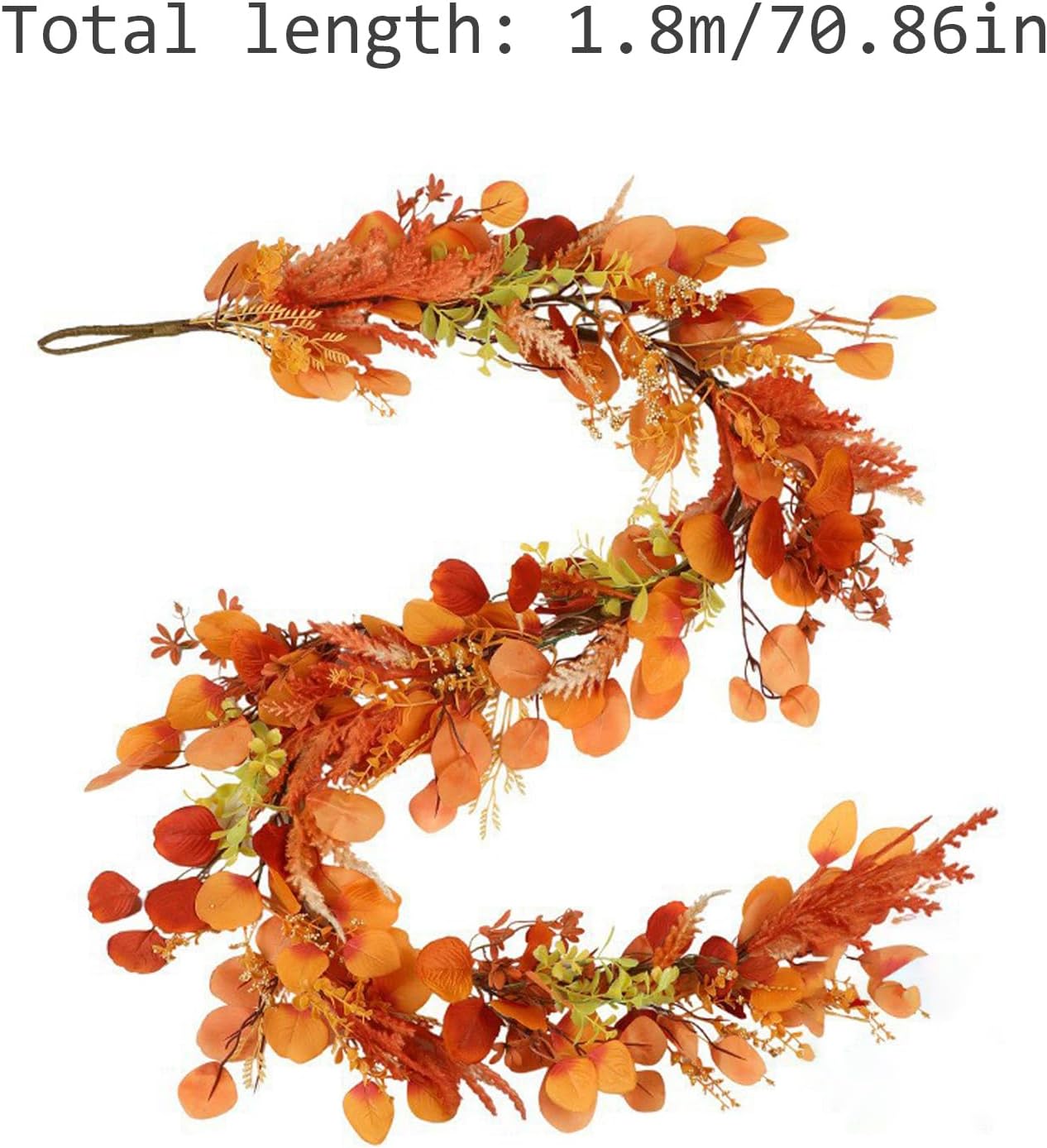 Bendable Thanksgiving Decoration Silk Garlands Not Needed Tools Customizable Homes Holiday Display Decors Home Decors