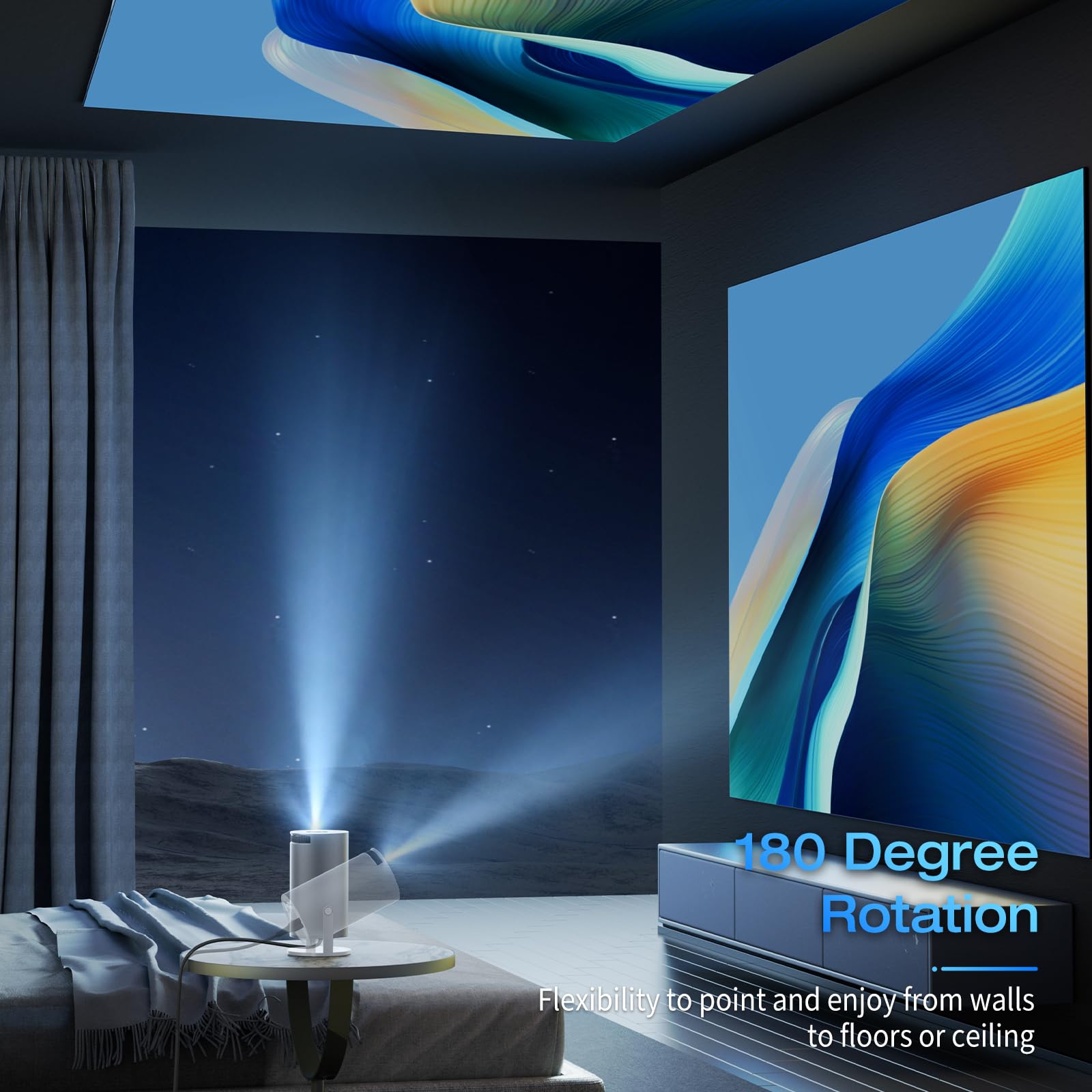 Amazon.com: Mini Projector, CLOKOWE 2024 Upgraded Portable