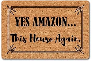 Yes Amazon This House Again Door Mat