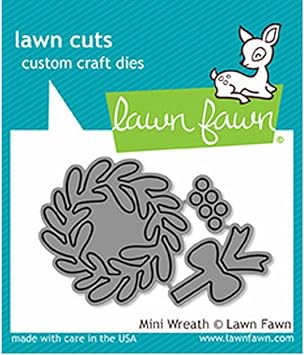 LAWN FAWN Cuts Custom Craft Dies Mini Wreath LF1496