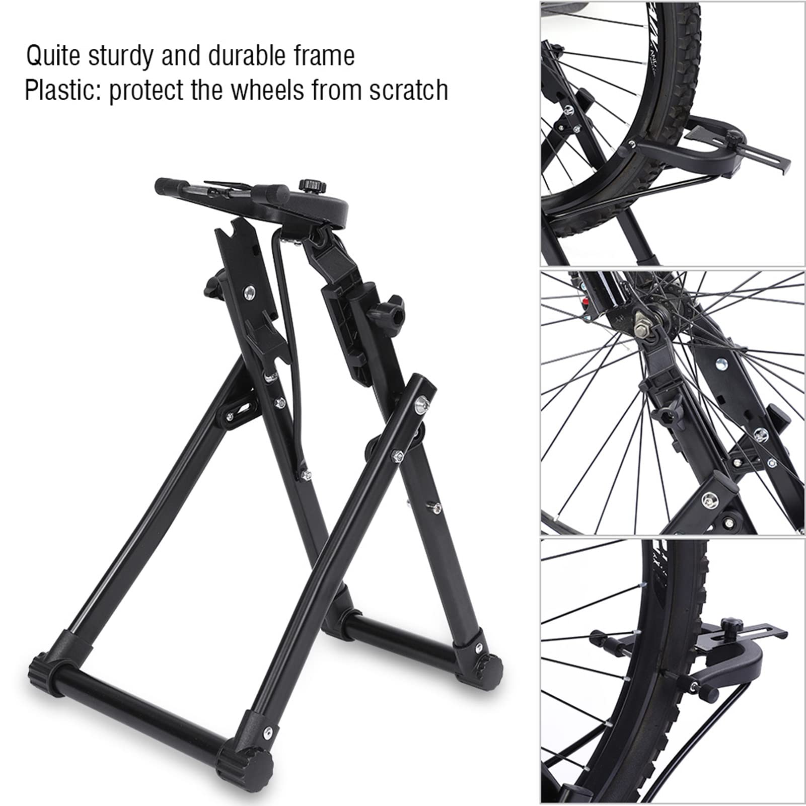 Cavalletto per Ruote per Bici, Wheel Centraruote Dispositivo di Sollevamento Manutenzione Home Centraruote Supporto del Basamento di Bike Repair Tool