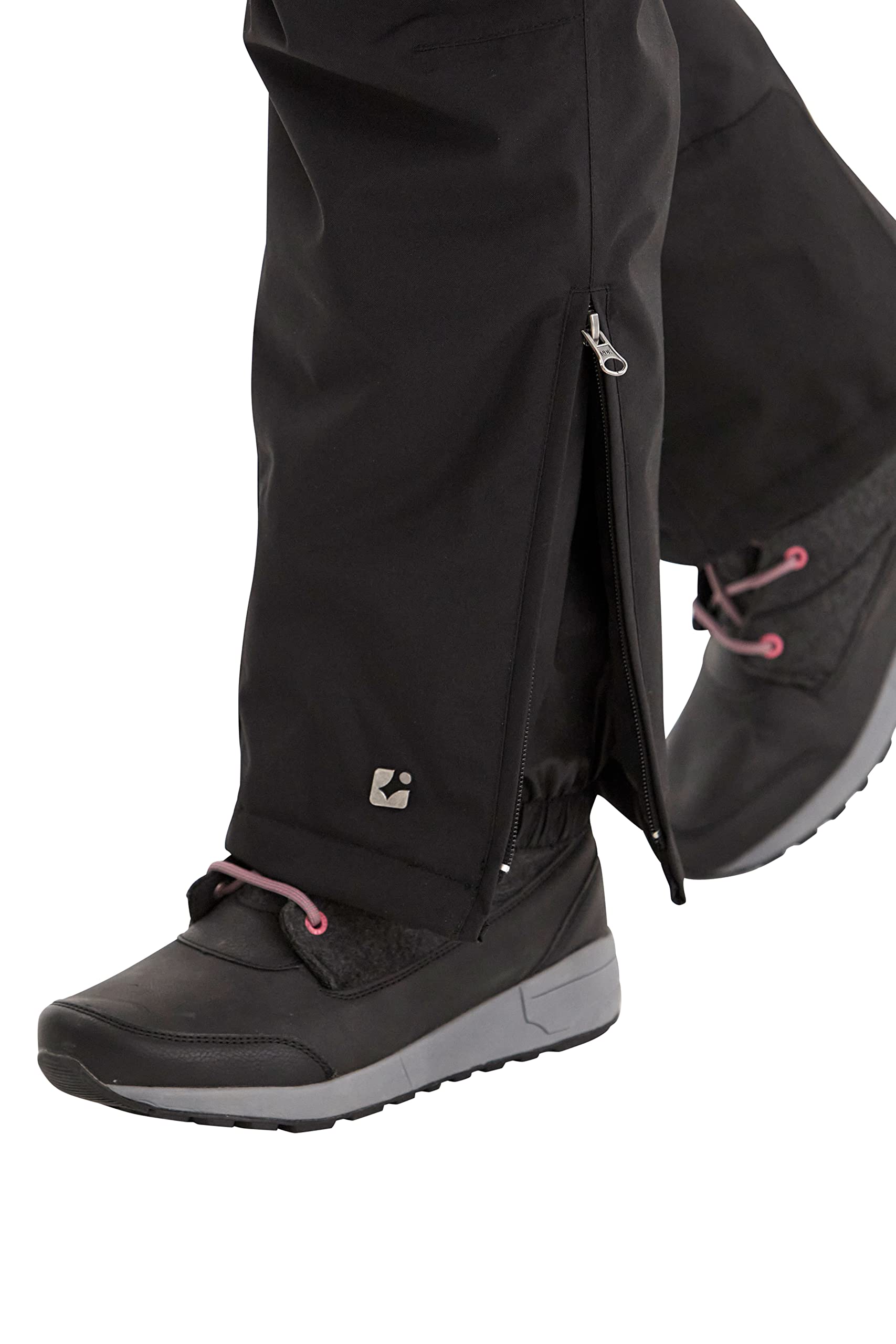 Killtec Vitalya Jr - Pantalones de esquí para niña con peto, protección en los bordes y paranieves, impermeables, transpirables