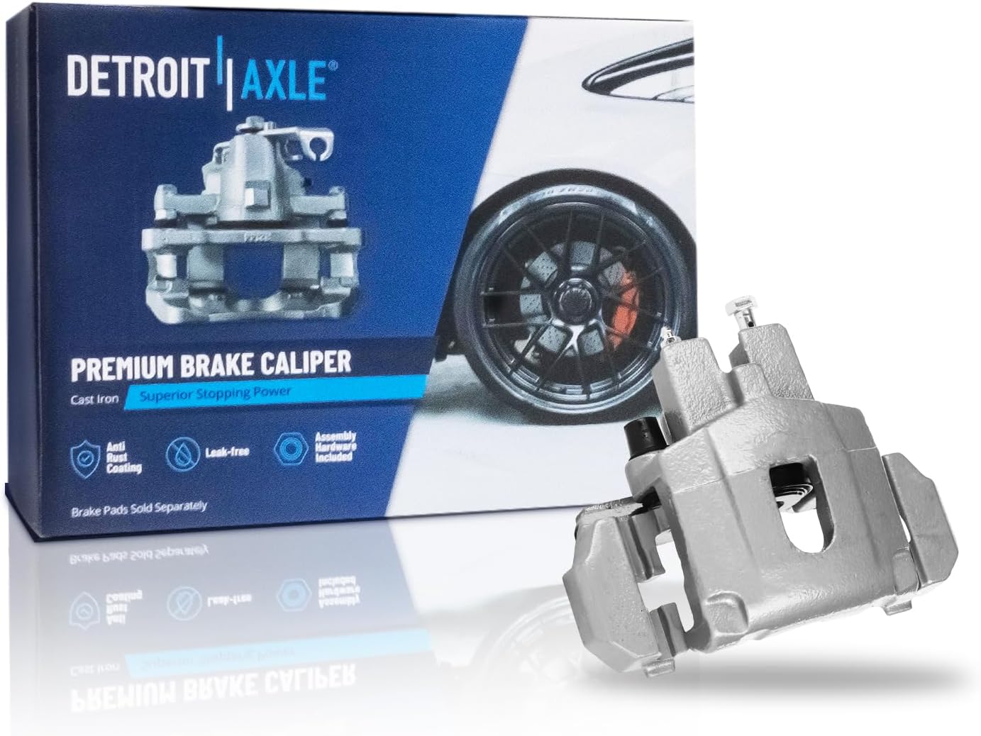 Detroit Axle Rear Right Brake Caliper with Bracket