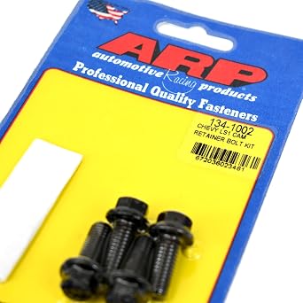 Michigan Motorsports Camshaft Thrust Retainer Plate Kit | Fits Non-VVT LS Engines | 4.8L 5.3L 6.0L 6.2L LS1 LQ4 LQ9 LS2 LS3 | Replaces GM #12589016 | Includes ARP 134-1002 Bolt Kit