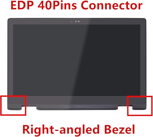 Miniatura 5 de LCDOLED Reemplazo de 15.6 pulgadas FullHD 1920x1080 IPS B156HAB01.0 40Pins Pantalla LCD LED táctil digitalizador Asamblea con bisel para Dell