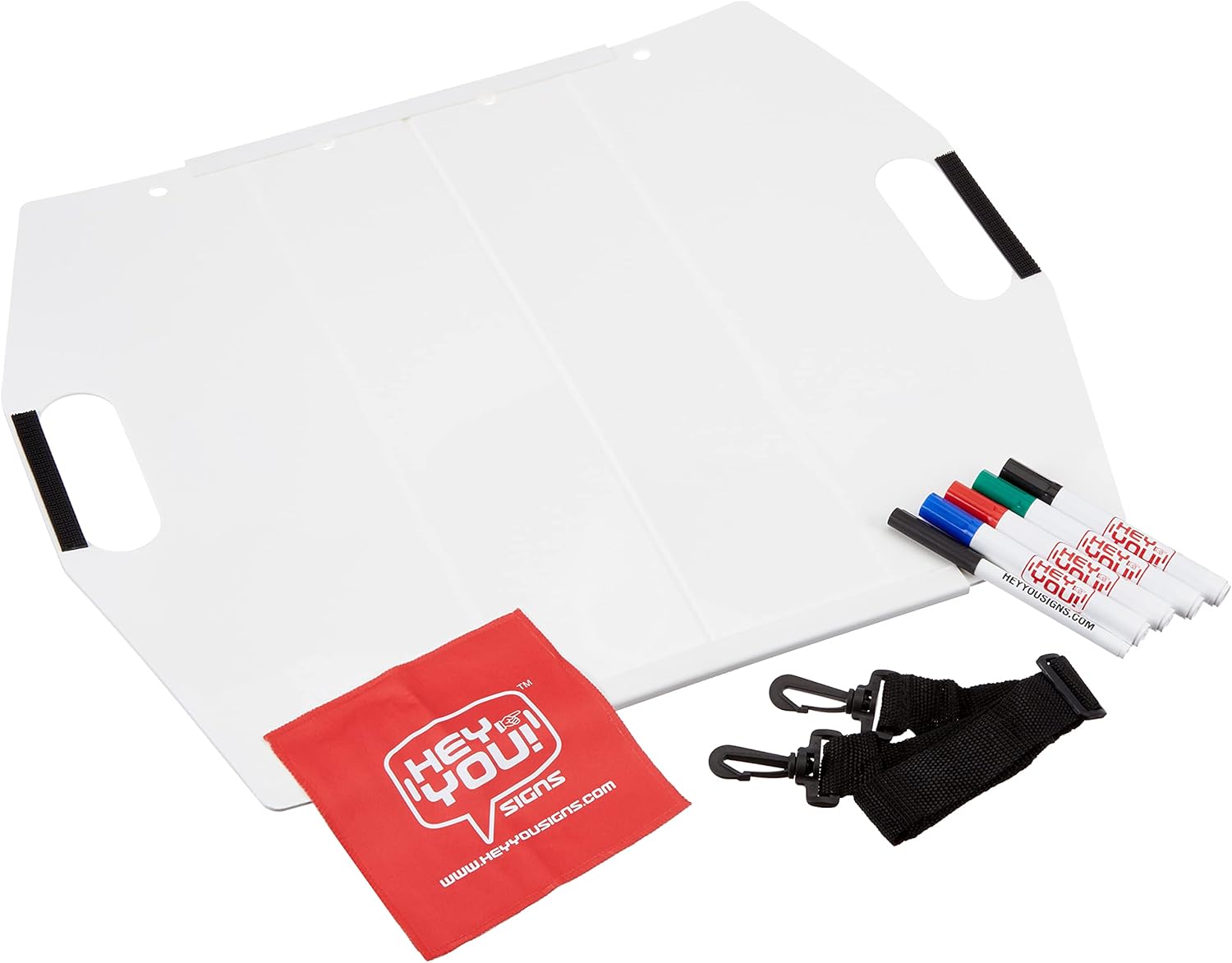 WWW.HEYYOUSIGNS.COM Portable Dry Erase Board Kit