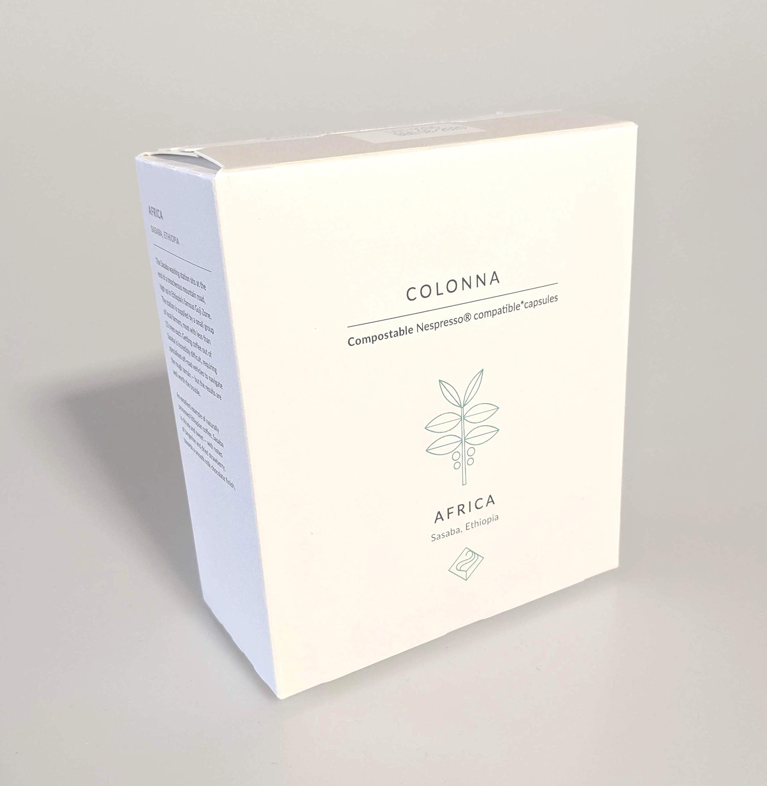 Nespresso Compatible Single Origin Colonna Coffee Compostable Capsules (AFRICA) (Pack of 4, 40 Capsules in Total)
