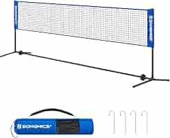 Rete Da Badminton/Pallavolo SONGMICS 3m - Altezza Regolabile, Portatile Per Tennis E Beach Volley - Foto 7