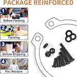270Pcs M4 Pan Head Screws M4x5/6/8/10/12/16/20/25mm Metric Machine Screws Black Fully Thread Electricians Screw Bolt Nut Washers Hardware Assortment kit with Case