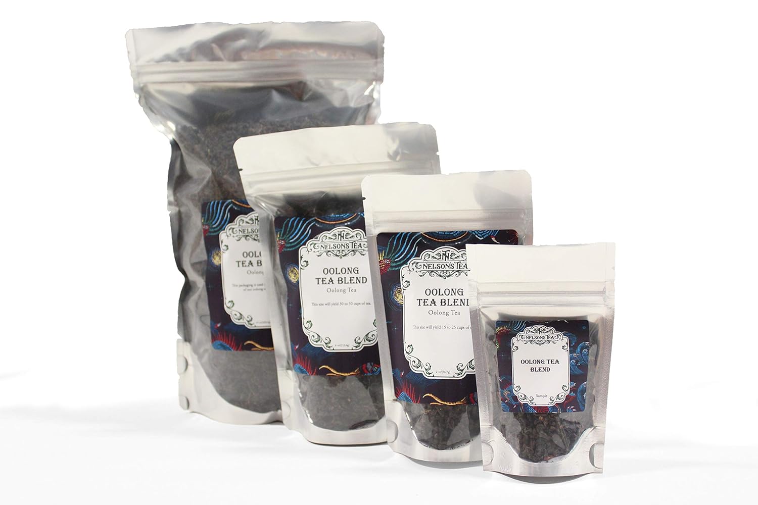 Nelson's Tea - Black Dragon Oolong - Oolong Loose Leaf Tea - 16 oz.