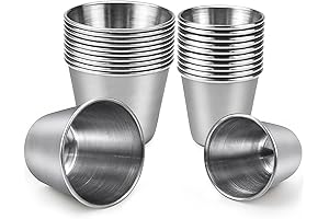 20 Pack Stainless Steel Shot Cups: The Ultimate Party Essential
