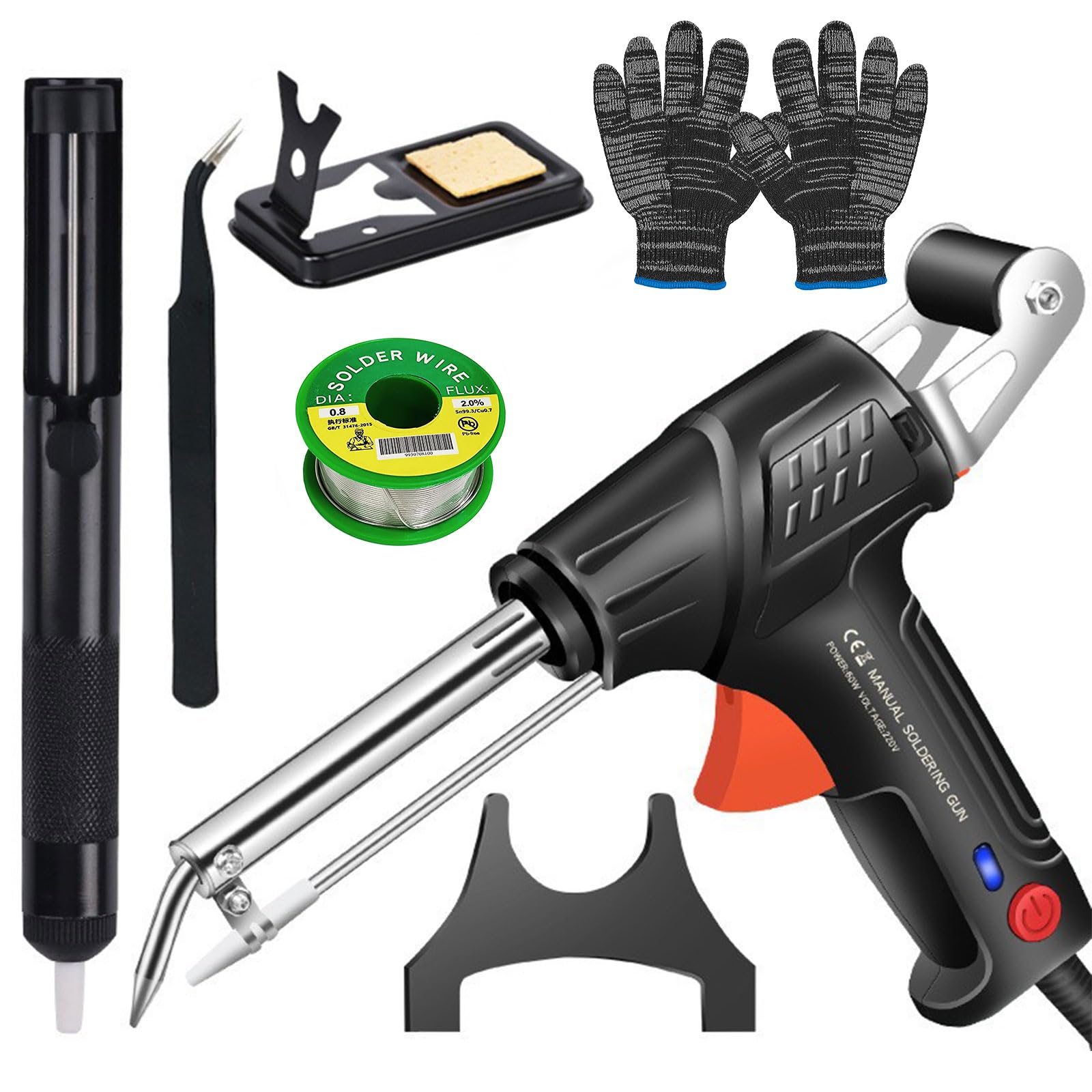 Industrielle Laserschweißwerkzeuge, Internally Heated Industrial Welding Tools, Laserschweißpistole, Handgehaltener Automatischer Kabelgebundener Lötkolben mit Interner und Externer Heizung