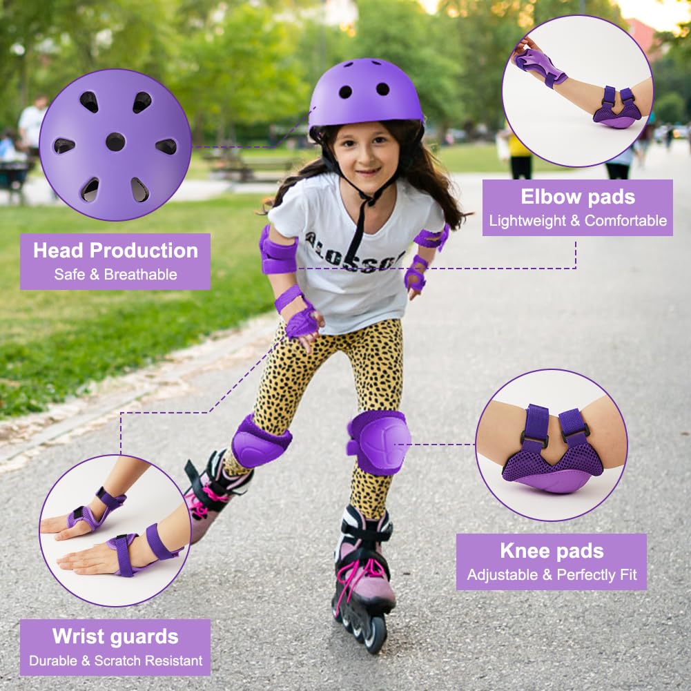 Flintronic 1 Pack o 7 Packs Casco Bicicleta para Niños, Ajustable para 2 a 13 Años, Casco de Scooter, Equipo para Deportes al Aire Libre — view 6