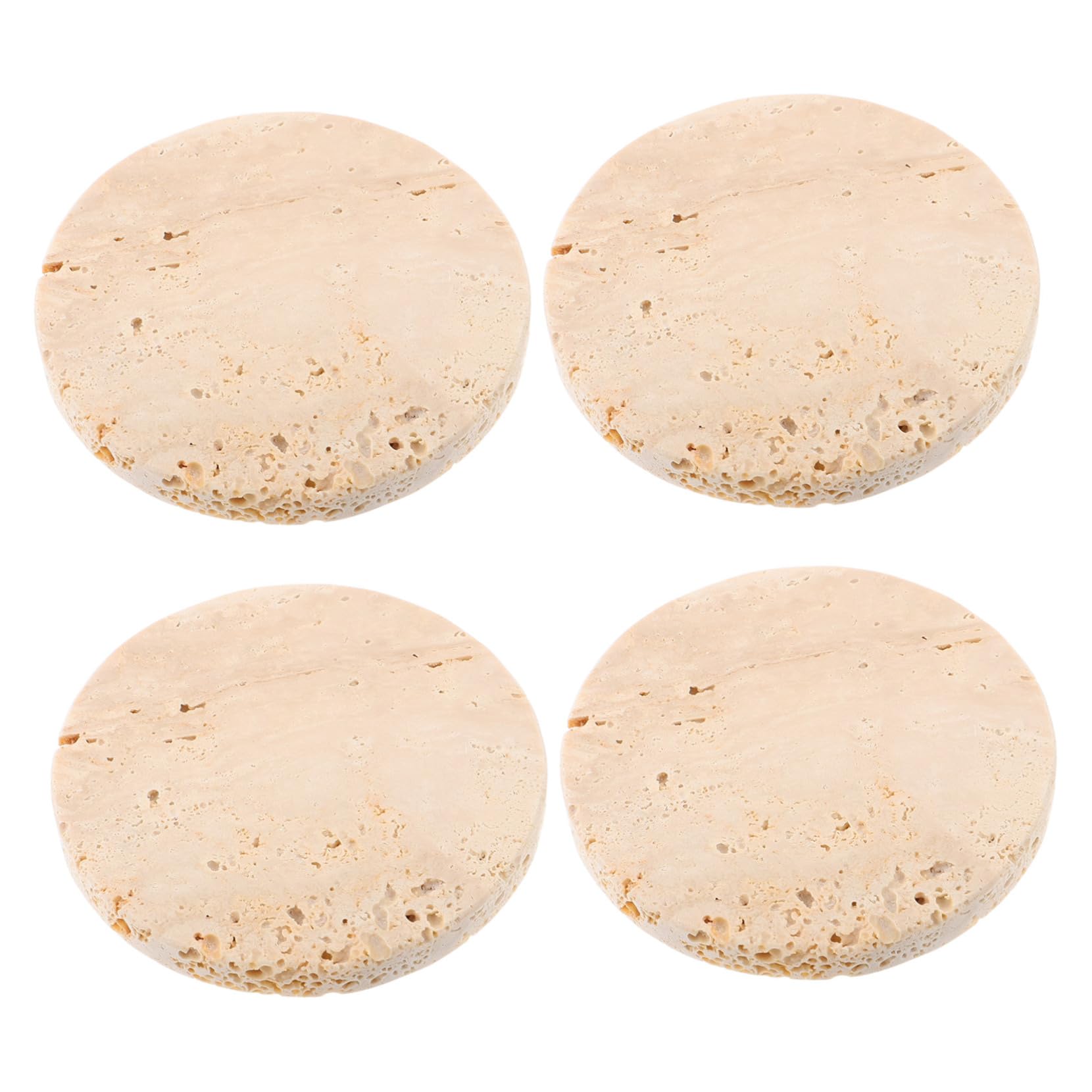 Dessous de verre antidérapants lot de 4 par Healifty parfaits pour le bureau et la pause café