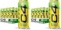 Vista 23 de C4 Energy - Bebida energética carbonatada sin azúcar, bebida preentrenamiento + beta alanina, cereza de medianoche, 16 onzas líquidas (paquete de 12)