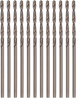 12pcs Cobalt Drill Bits,1.4mm M35 High Speed Steel Metric Twist Drill Bit Straight Shank Jobber Drill Bits for Hard Metal, Stainless Steel, Copper, Aluminum, Cast Iron, Plastic