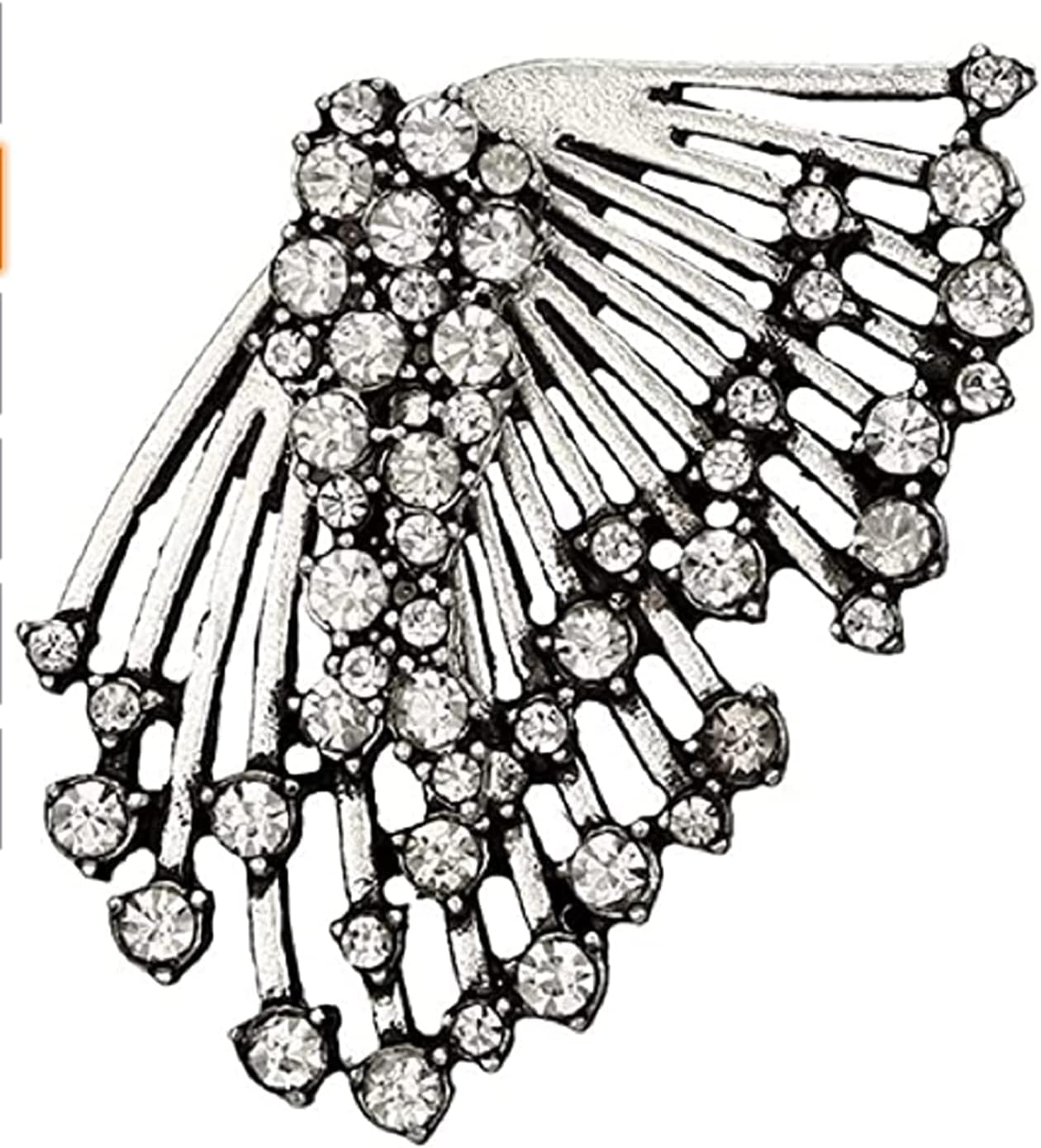 Beautiful Clearance Sale Women's Alloy Multi-drill Asymmetric Multilayer Single Earrings