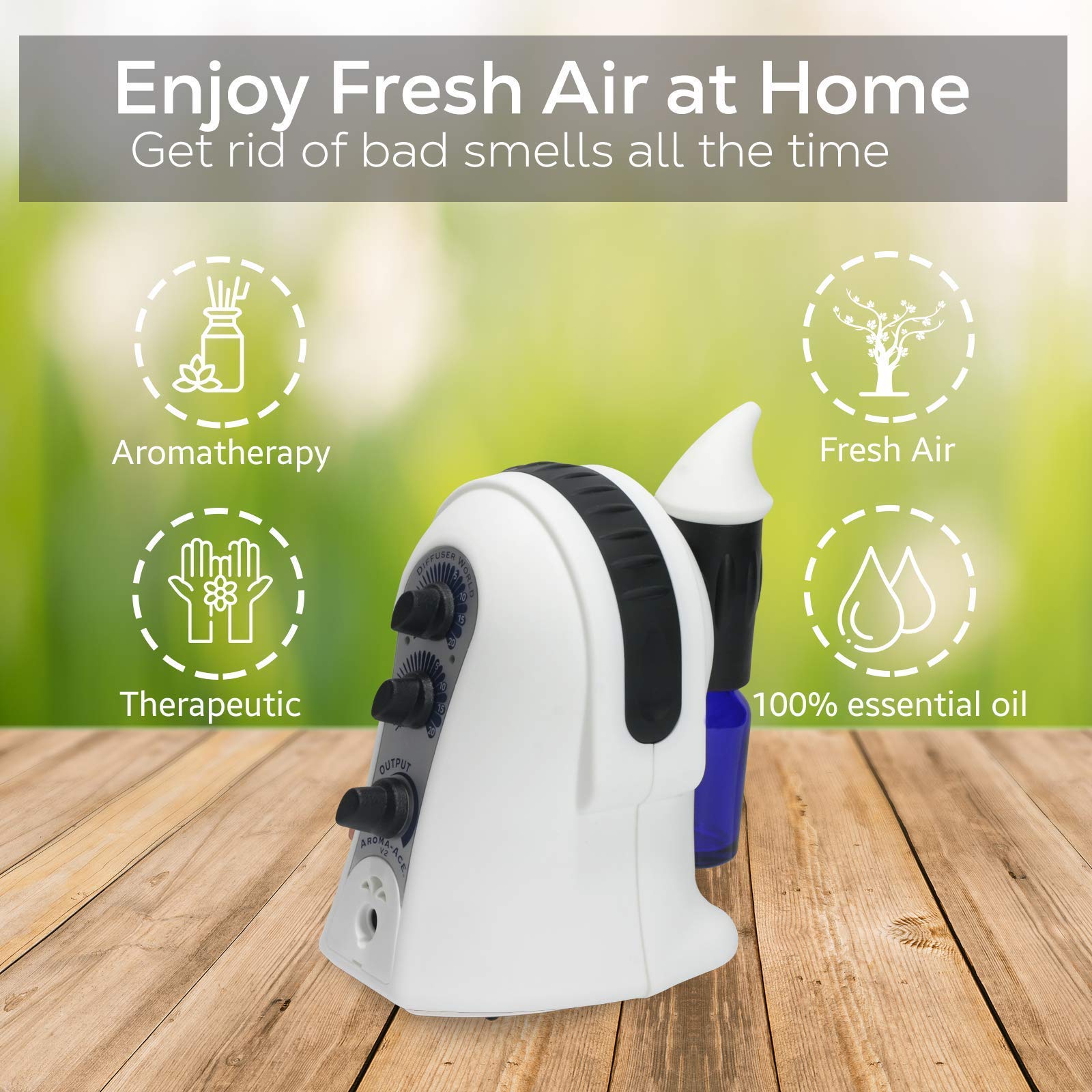 Buy DIFFUSER WORLD AromaAce Essential Oil Atomizing Diffuser, State