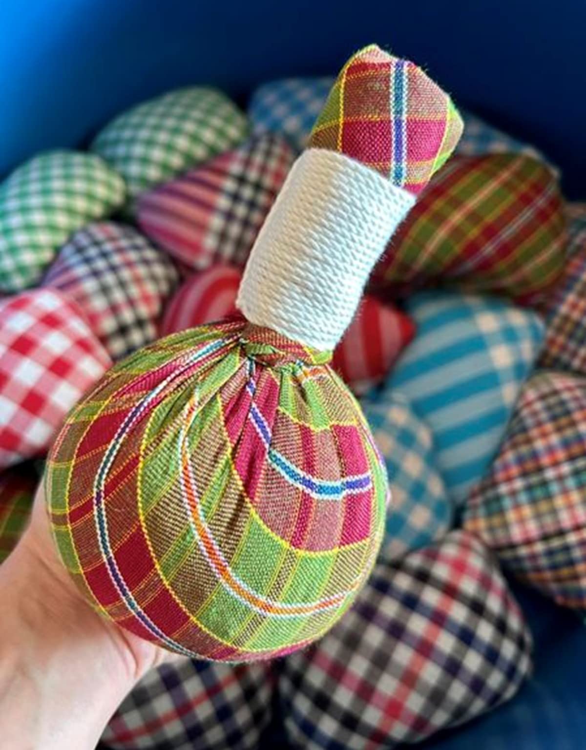 Kräuterstempel - Gesichtsbehandlung - Zitronengras - 10 Stück a`35g - Herbal Compress Ball - Gesicht