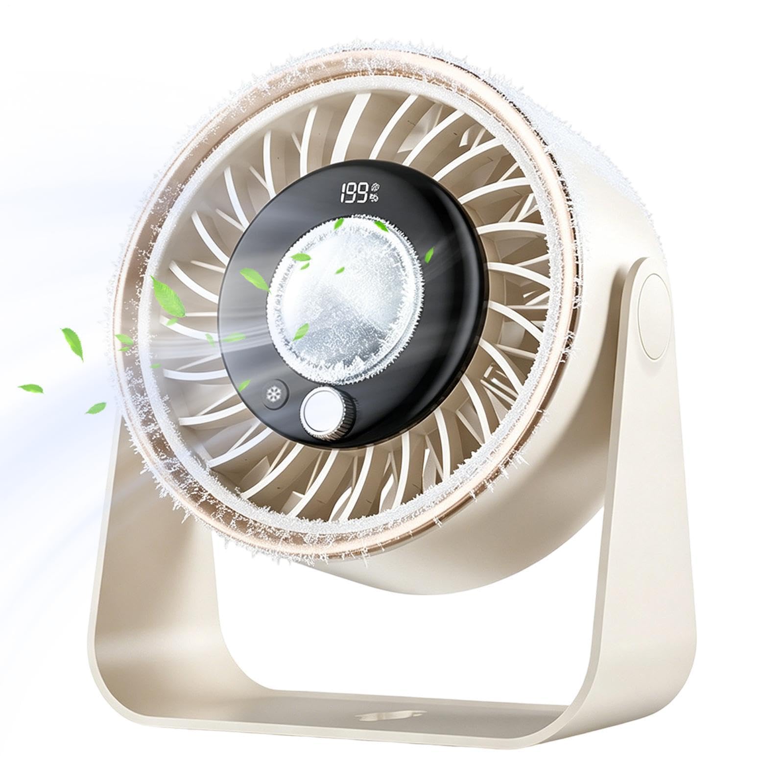 Ventilateur pour camping et voyage rechargeable idéal pour table de salon