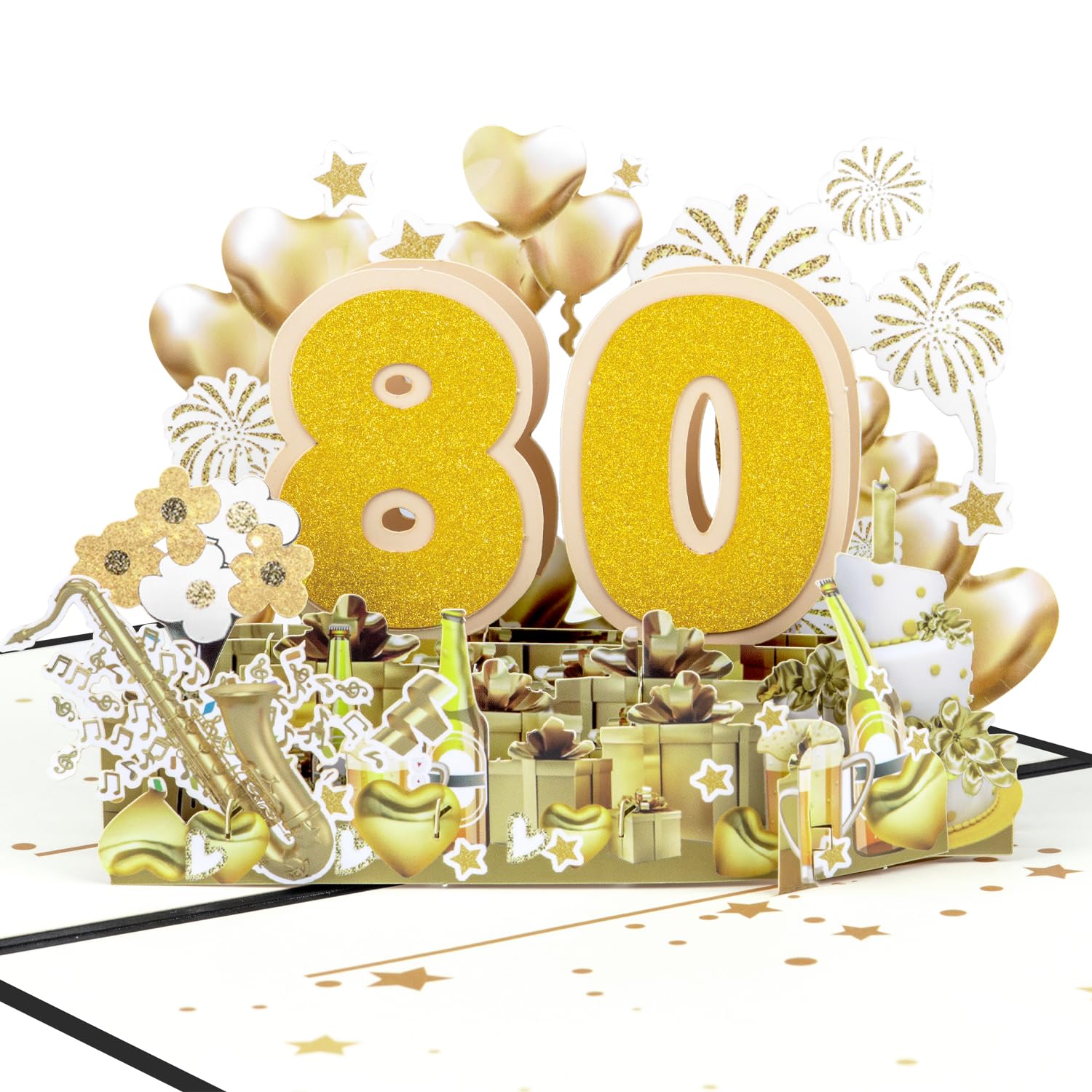 Magic Ants 50. Geburtstagskarte - 3D Pop-Up Karte zum 50. Ge