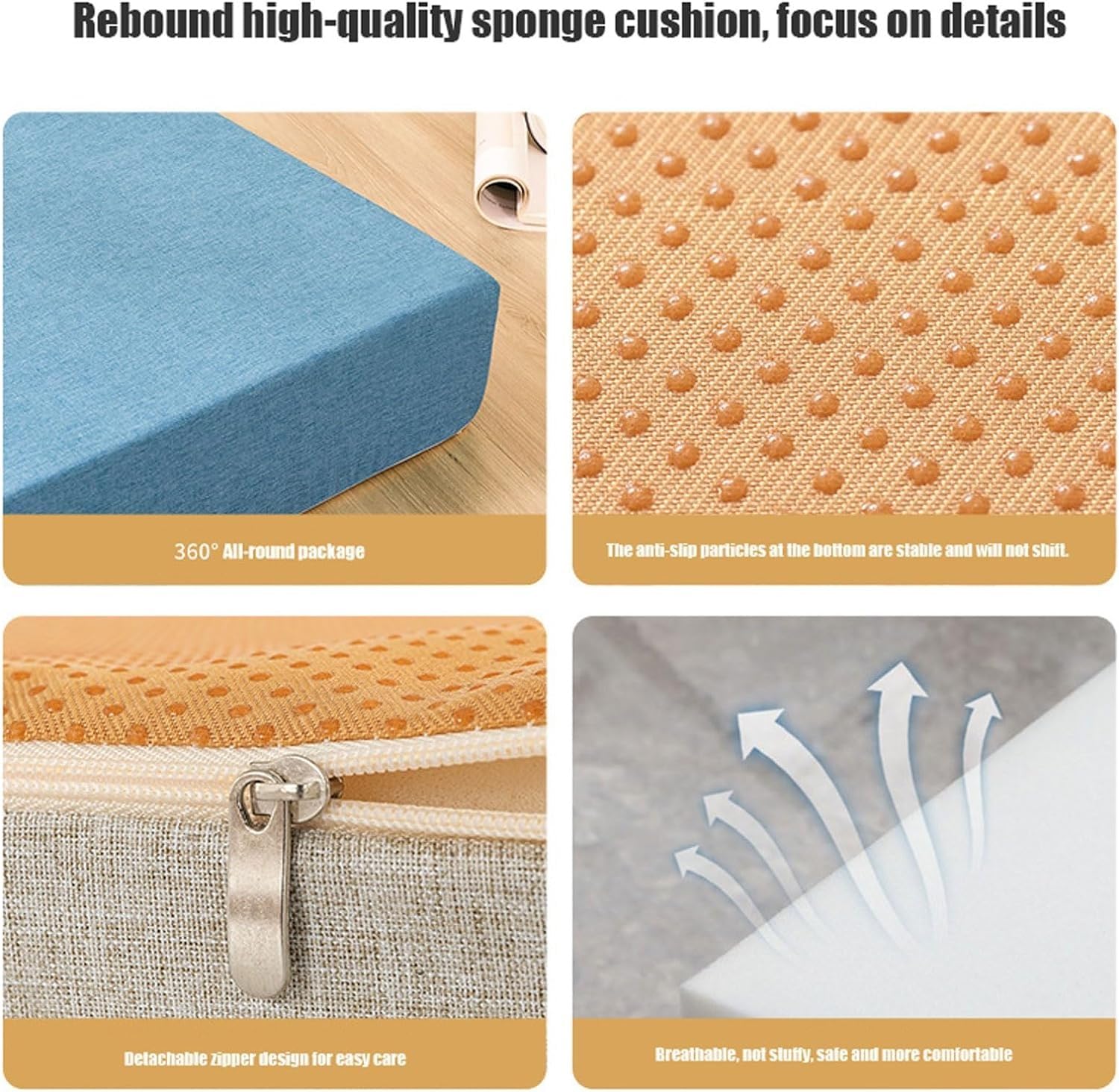 Versatile panca antiscivolo per uso interno ed esterno, 150 cm, 120 cm, 100 cm, 90 x 40 cm, 35 cm, 30 cm, cuscino perfetto per giardino, patio, sedie lunghe, altalene e portici (G2 160 x 30 cm)