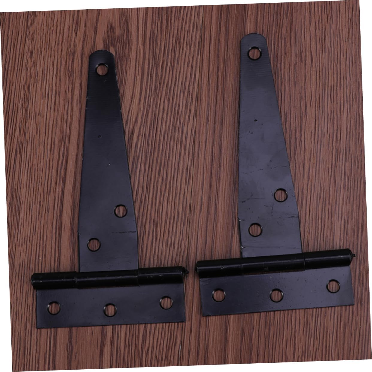 balacoo 24pcs Shape Hinges Heavy Duty Residential Door Hinge Kit Coating for Gates Sheds Flat Included