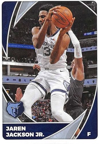 2020-21 Panini Stickers #384 Jaren Jackson Jr. Official NBA Basketball Album Sticker Measuring 2.75 inch tall X 2 inches wide in Raw (NM or Better