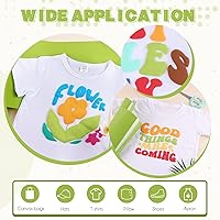 Vista 5 de Tintnut Vinilo de Transferencia de Calor Inflable - Rollo de Vinilo de Transferencia de Calor (HTV) Inflable 3D Verde Oliva Pálido de 10 pulgadas x