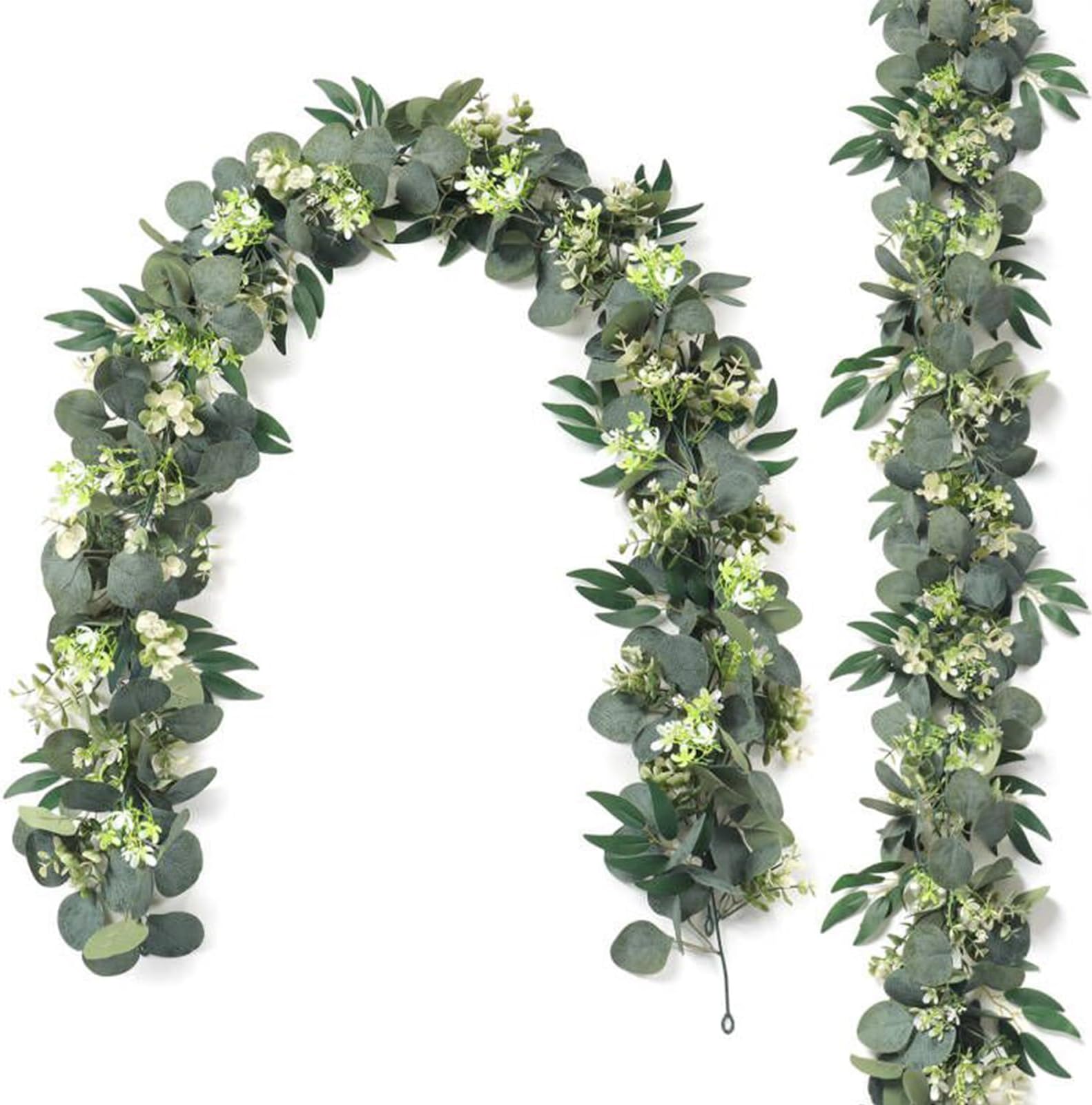 Amazon.de: 2 Stück Künstliche Girlanden Eukalyptus180cm mit