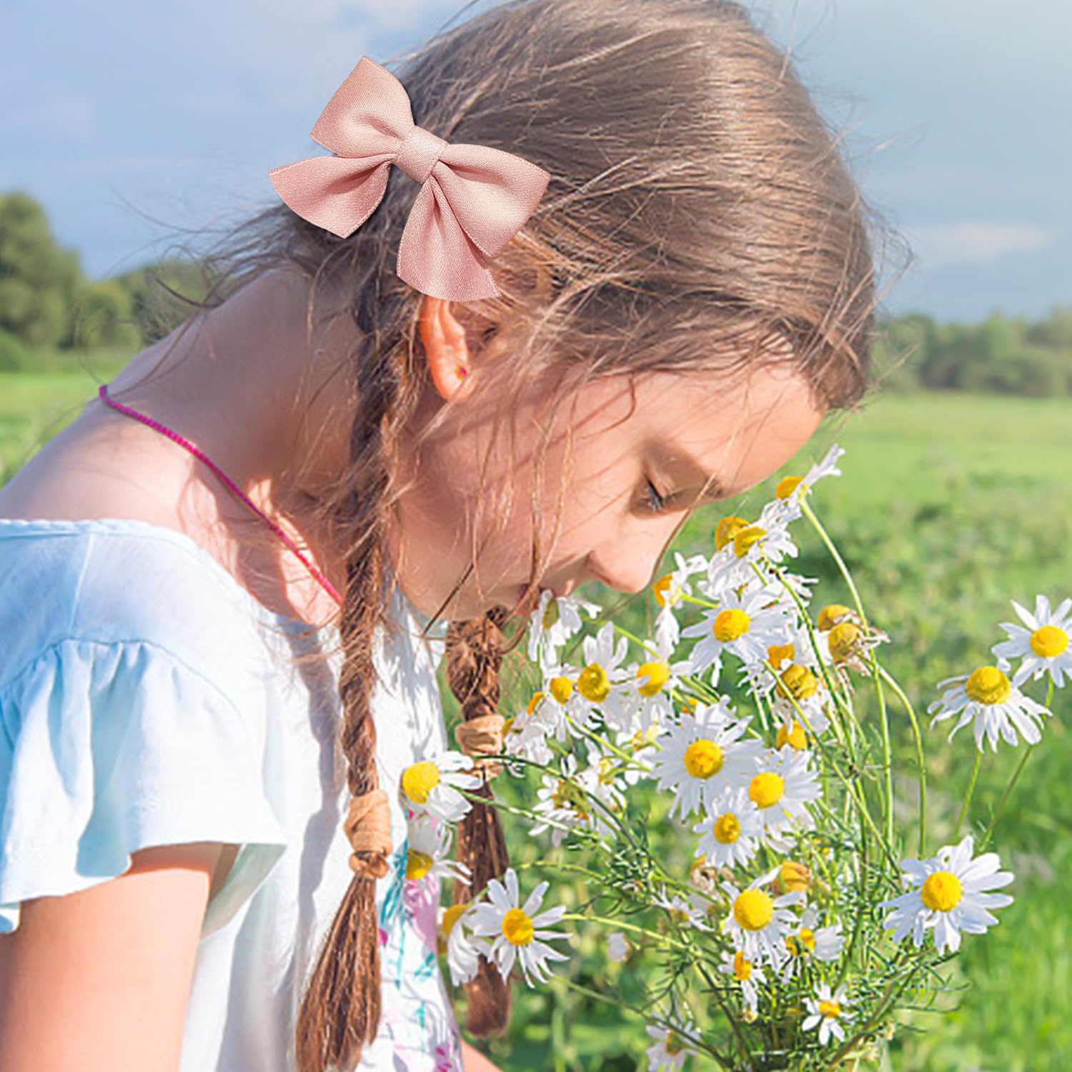 Set Capelli Scuola Per Bambine: 6 Pezzi Tra Fiocchi, Palline E Fermagli A Scatto
