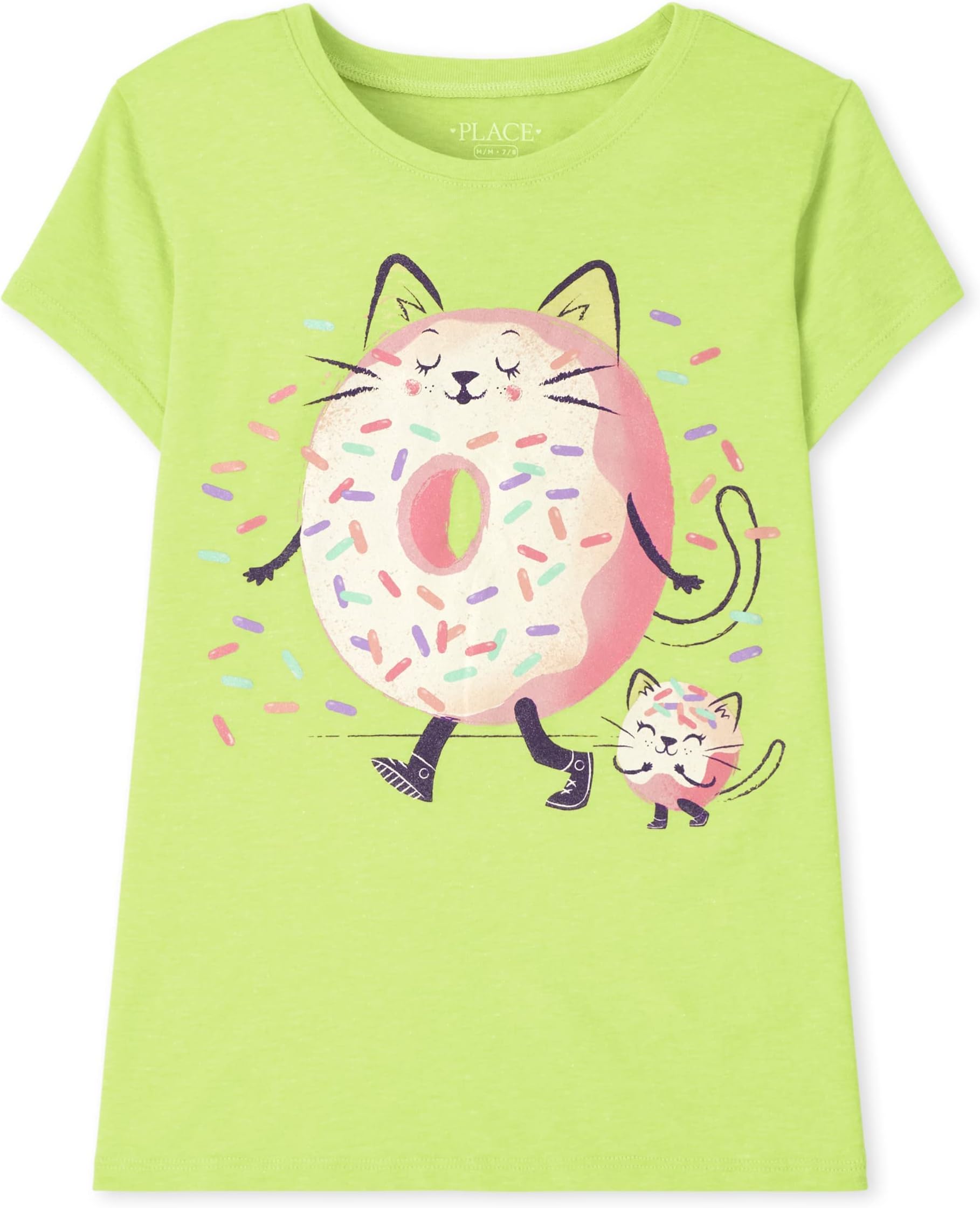 The Children's PlaceGirls A CAT DONUT T-Shirt (pack of 1)