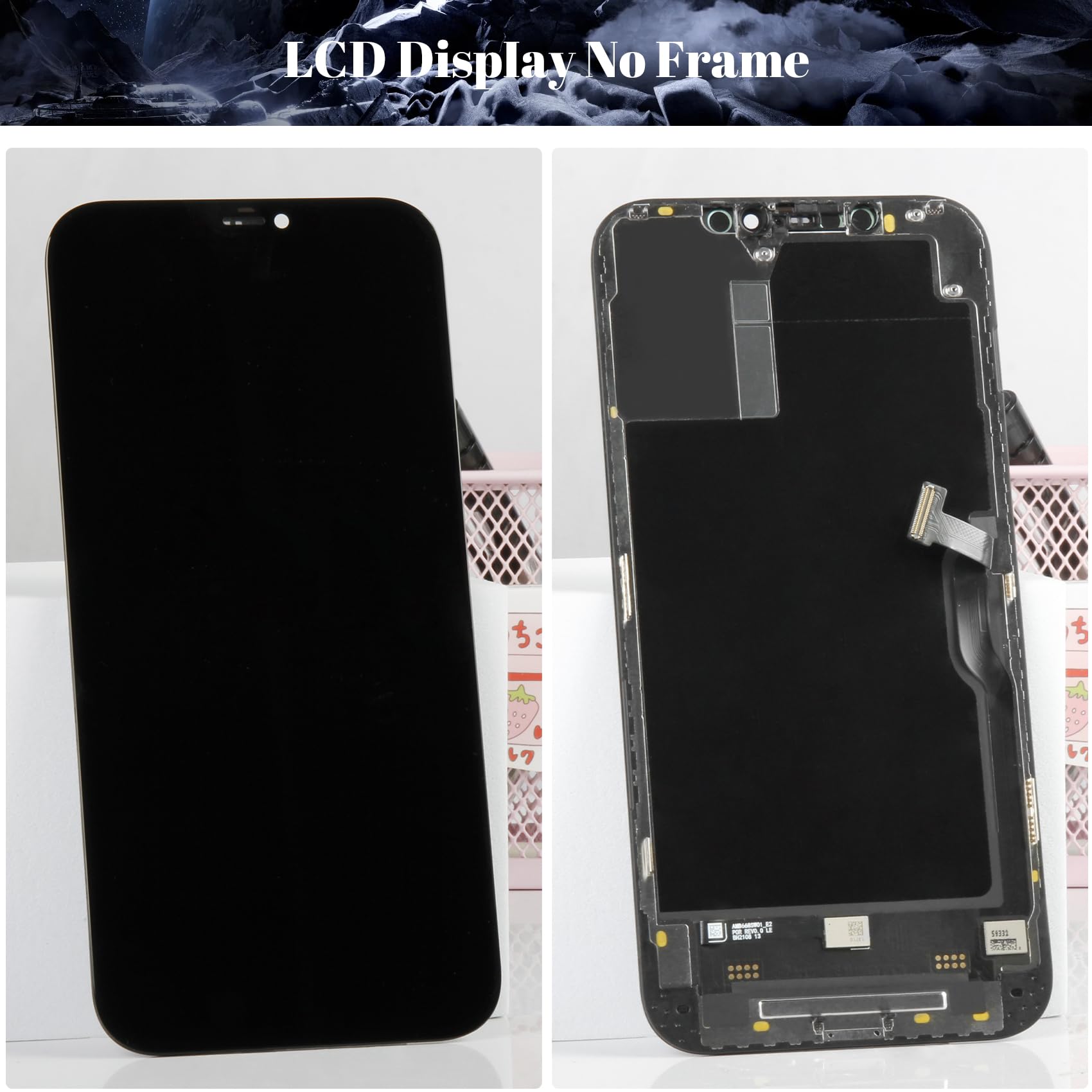Amazon.co.jp: SRJTEK For iPhone 12 Pro max incell 液晶パネル LCD