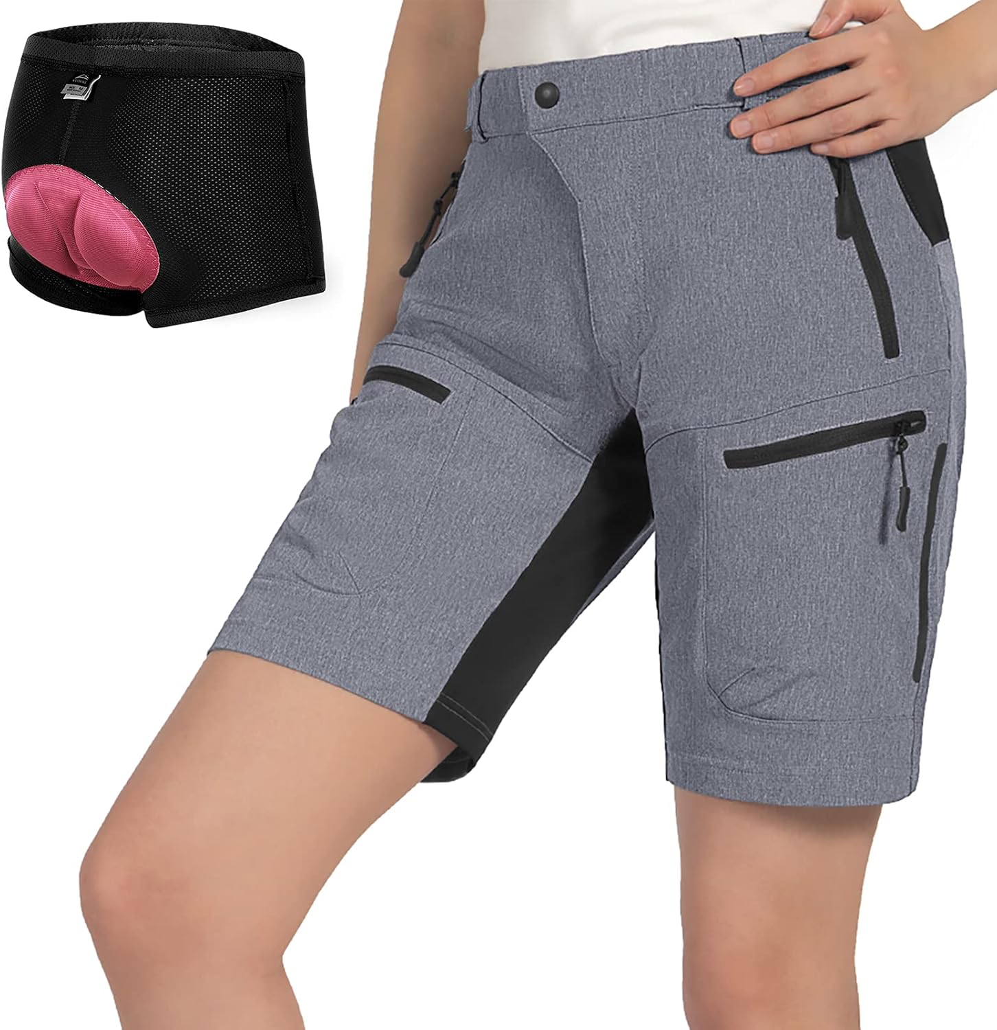 Mobile TV Vincennes Sospeso - 180x35x28 Cm, 2 Ante, Rovere E Bianco, Salva Spazio - Foto 5