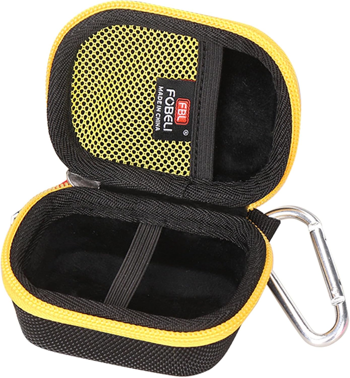 FBLFOBELI Hard Case Compatible with DEWALT Jobsite Pro Wearable Bluetooth Speaker, also fits for Noxgear 39g Wearable Bluetooth Speaker, Magnetic Clip-On Mini Speaker Storage (Yellow) - Image 3