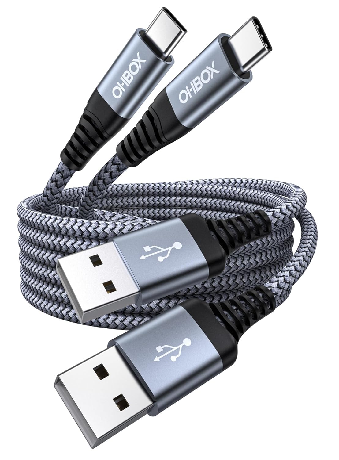 Amazon.co.jp: USB Type C ケーブル 2M 2本 PD対応 60W急速充電 USB A