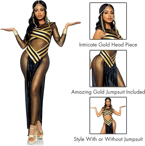 Miniatura 4 de Leg Avenue Disfraz de reina Cleopatra para mujer