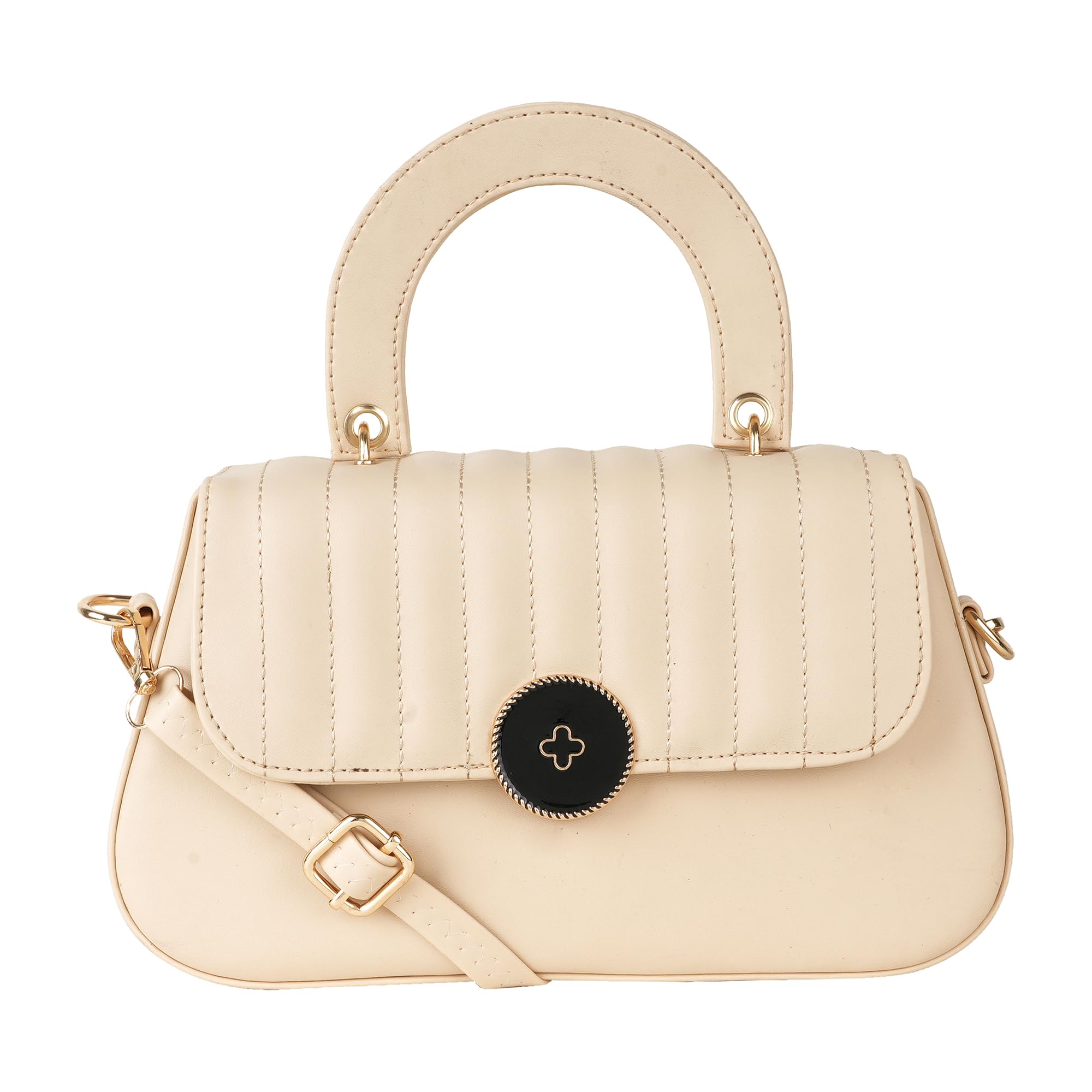 Clarabae Handbag For Women Classic and Contemporary Shoulder Handbag Stylish Adjustable Sling Strap Hand Purse For Women (Beige) (B0CVB89DRP) Amazon Price History, Amazon Price Tracker
