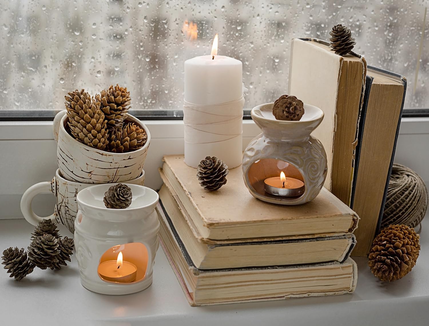 Unscented Tea Lights Candles in Bulk, Smokeless, Dripless & Long Lasting Tea Candles, Small Votive Mini Tealight Candles for Home, Pool, Shabbat, Weddings & Emergencies (Pack of 50)