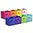 GRANNY SAYS 11 Inch Cube Storage Bins, Colorful Cube Storage Organizer, Fabric Storage Bins, Storage Cubes for Shelves, Closet, Toy Storage Bins for Kids Room, Play Room, Rainbow, 8-Pack
