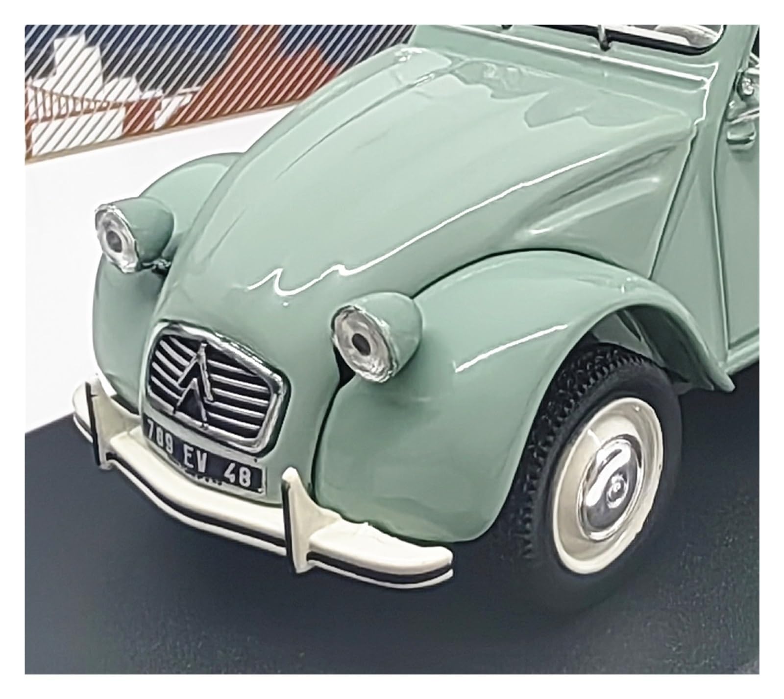 CITROEN 2CV BAROCLEM LE SERVICE 1/43 VOITURE MINIATURE ALTAYA