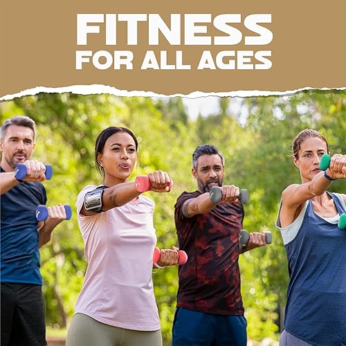 Miniatura 6 de Yes4All Neoprene Coated Dumbbell Hand Weight Sets of 2 - Multiple Weight Options with 15 Colors, Anti-roll, Anti-Slip, Hexagon Shape