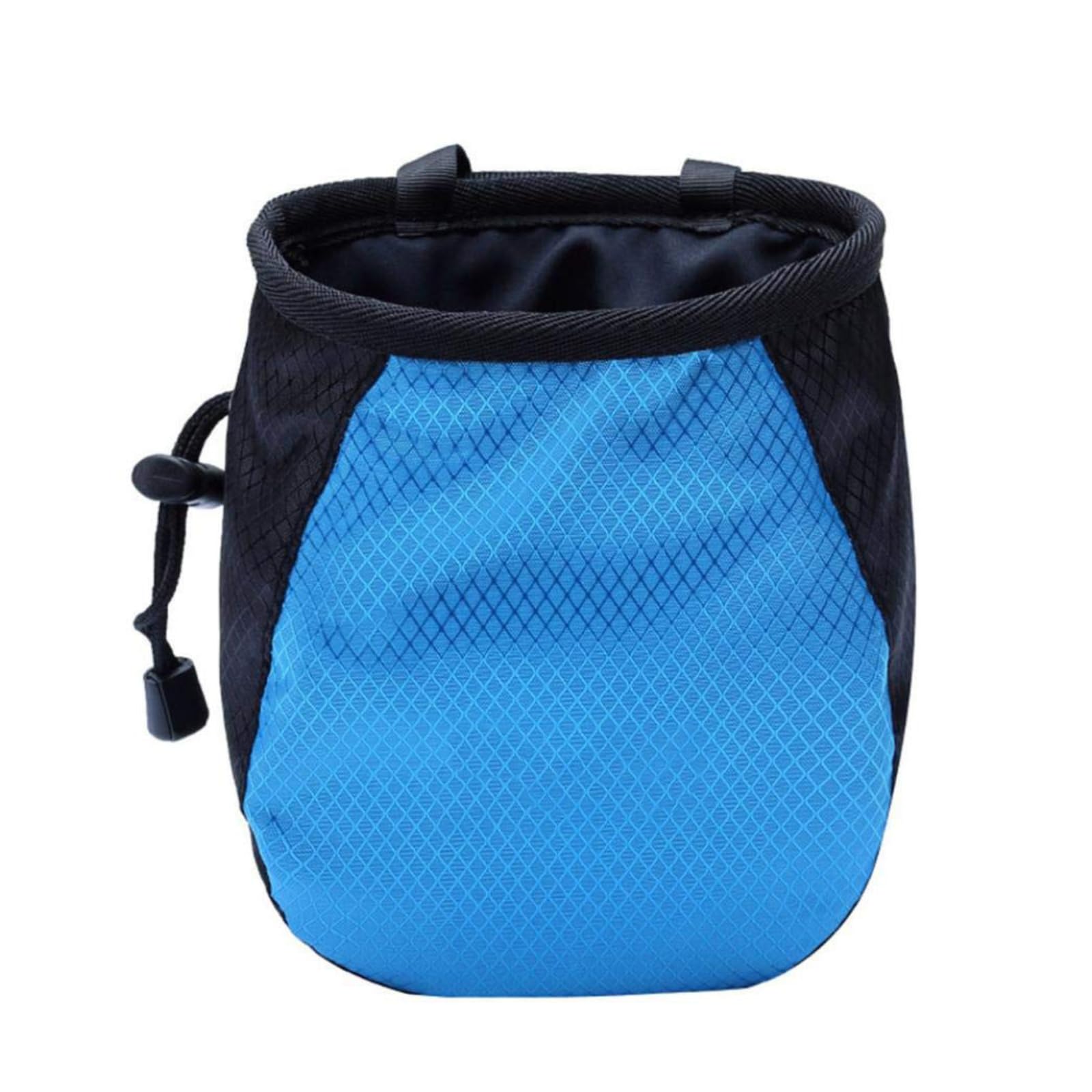 Bolsa de tiza azul para escalada de magnesio con cinturón ajustable y cordón
