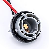 Vista 5 de Xotic Tech - 2 adaptadores de arnés de cableado hembra 1156 7506 BA15S, reparación de extensión para bombillas LED, luces traseras de freno